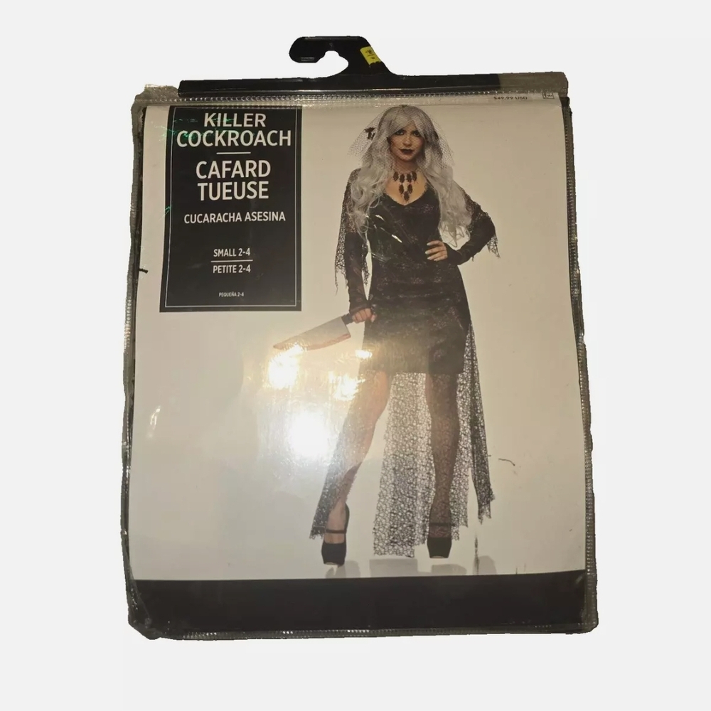 Women's Killer Cockroach Adult Costume Size S NWT